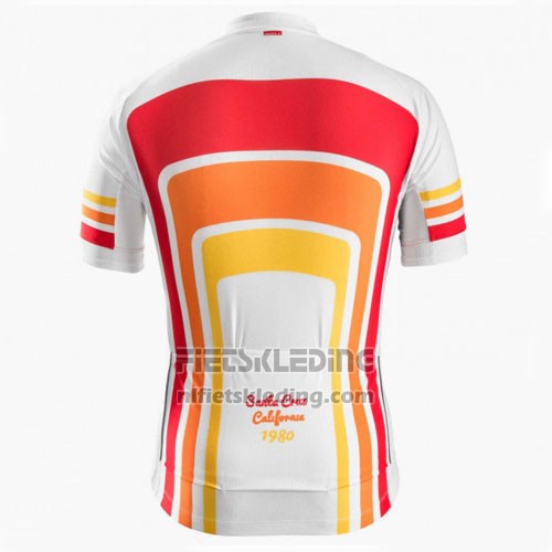 2016 Fietskleding Trek Bontrager Rood en Wit Korte Mouwen en Koersbroek